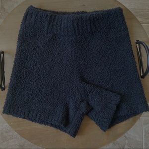 SKIMS cozy knit short Sz L/XL onyx